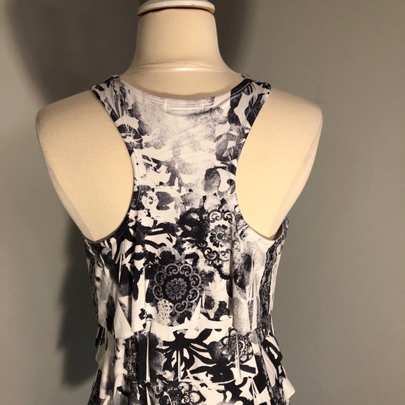 COPY - One World Live and Let Live Black and white Tank - Picture 3 of 11